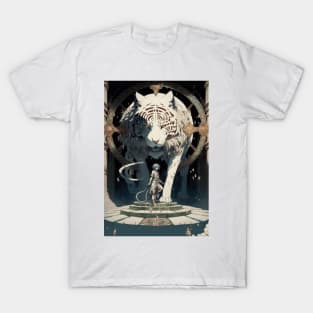 White Tiger Deity T-Shirt